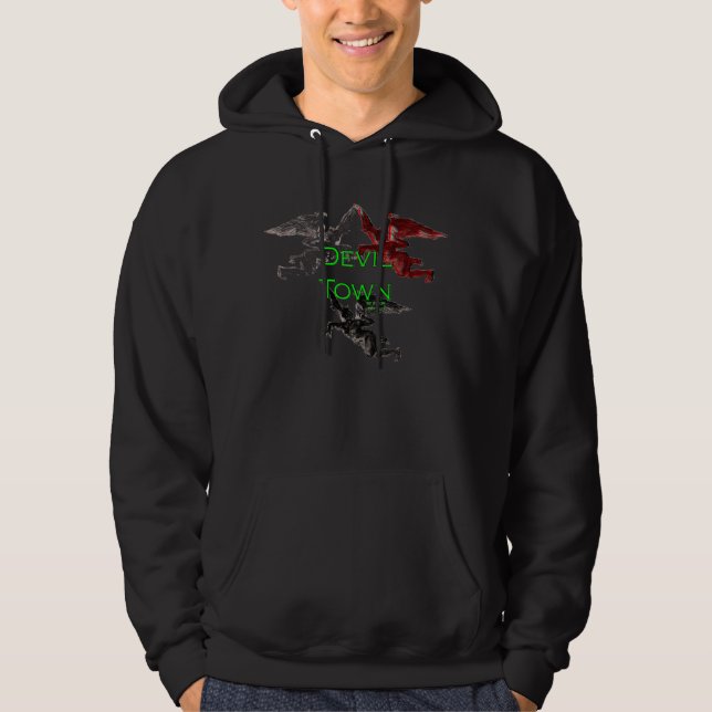 Moletom O Hoodie dos homens da cidade do diabo (Frente)