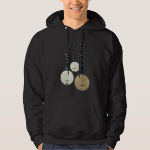 Moletom O Hoodie escuro de 3 homens dos banjos