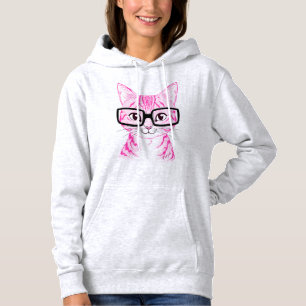 Moletom O Hoodie mão original das mulheres Nerdy tiradas