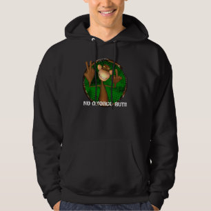 Moletom O Hoodie rude Fliping do macaco o pássaro, jura o