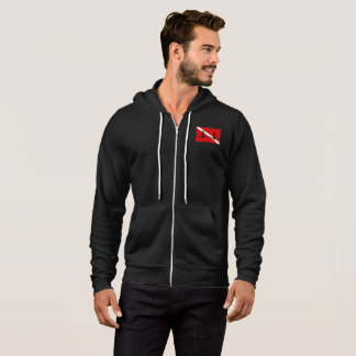 Moletom O Hoodie Zippered dos homens do mergulhador de SF