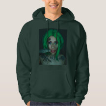 O Joker Hoodie em Forest Green