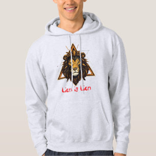 Moletom O Leão: Fúria do design de capuz da Besta