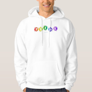 Moletom O letreiro de orgulho de cores arco-íris do Slippe
