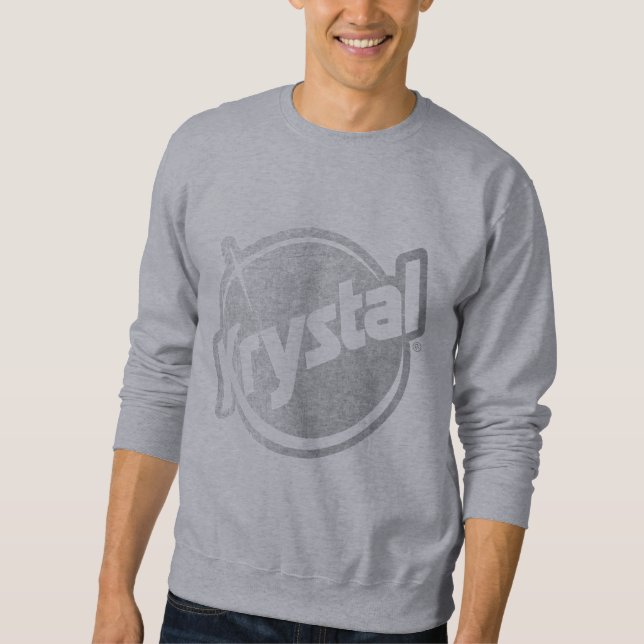Moletom O logotipo de Krystal desvaneceu-se (Frente)