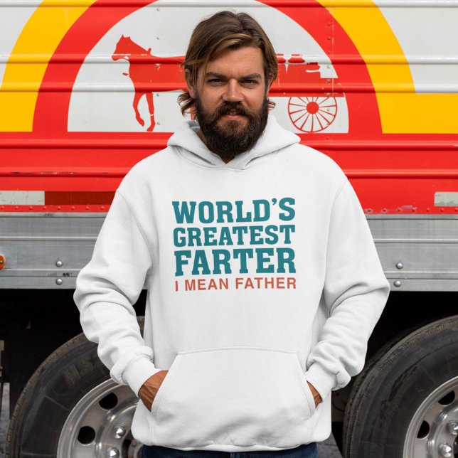 Moletom O maior agricultor do mundo (World's Greatest Farter I Mean Father Hoodie)