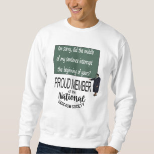 Moletom O Meio Da Minha Frase Interrompeu O Início
