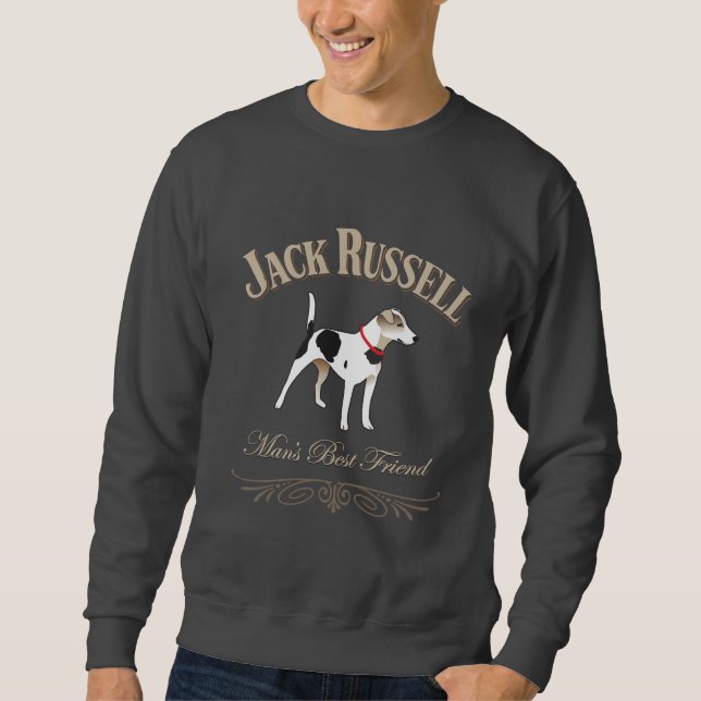 Moletom O melhor amigo do homem de Jack Russell (Frente)