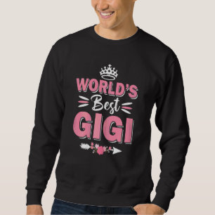 Moletom O melhor Dia de as mães gigi feliz do mundo para m