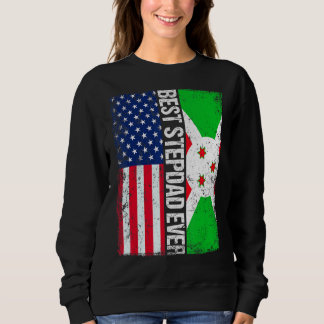Moletom O melhor Dia de os pais Stepdad do Burundi Sinaliz