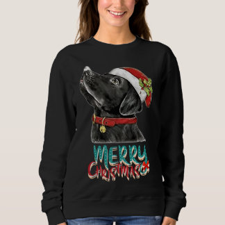 Moletom O Melhor Labrador Negro Para O Natal