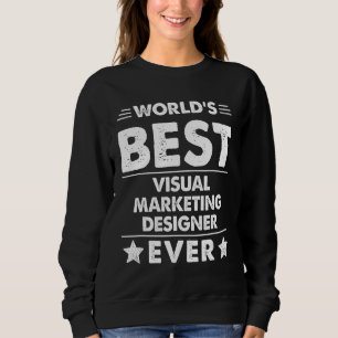 Moletom O melhor Marketing visual do mundo de todos os tem