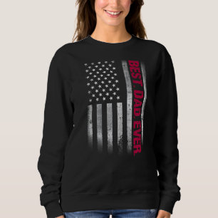 Moletom O Melhor Pai De Bandeira Americana Para Dia de os