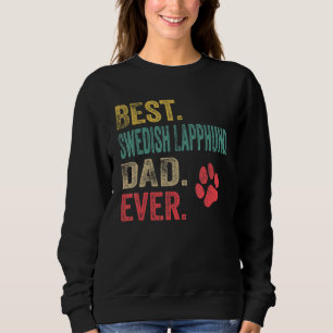 Moletom O melhor Pai de Lapphund sueco de sempre