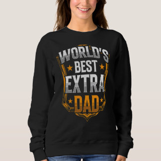 Moletom O melhor Pai passo extra Pai do mundo Stepdad Step