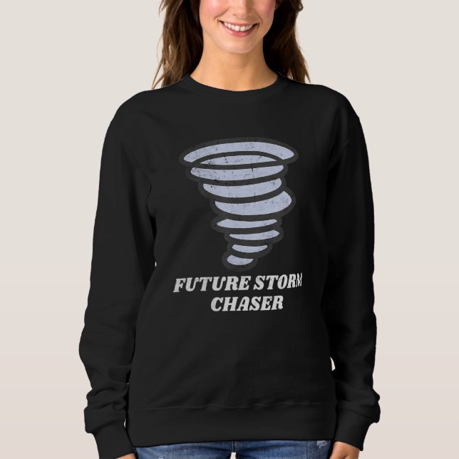Moletom O Meteorologista Tornado do Clima do Futuro Tempes (Frente)