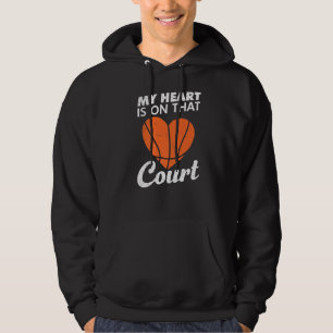 Moletom O Meu Coração Está Naquele Jogador De Basquete Par