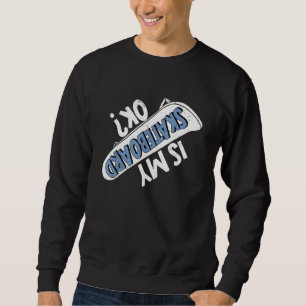 Moletom O Meu skate Está Bem Patinando De Skate 1