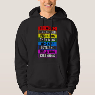 Moletom O Mundo Tem Problemas Maiores Do Que A Lésbica Gay