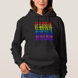 Moletom O Mundo Tem Problemas Maiores Que Gay Lésbica LGB
