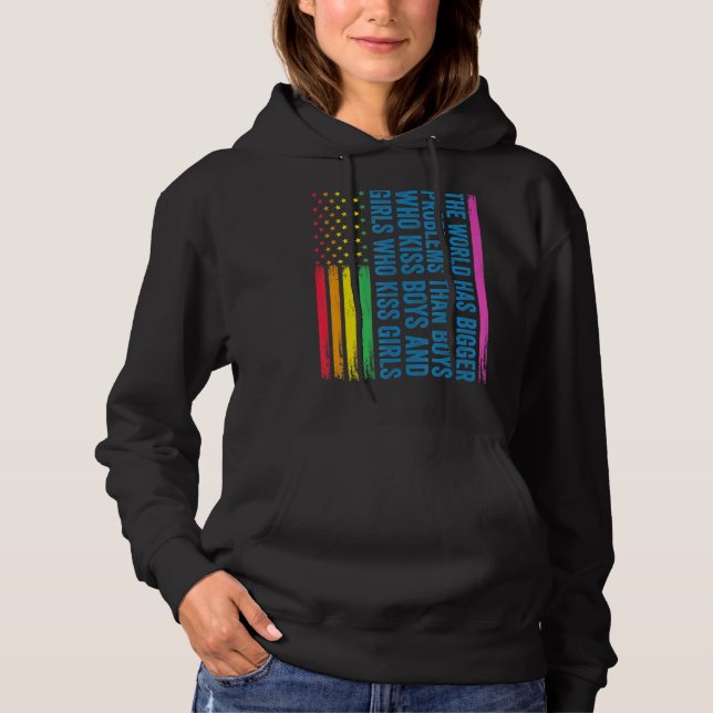 Moletom O Mundo Tem Problemas Maiores Que O Lgbtq (Frente)