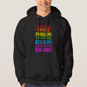 Moletom O Mundo Tem Problemas Maiores Vintage Para Gay Pri
