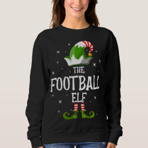 Moletom O Natal da Família Elf de Futebol