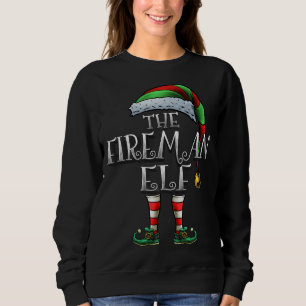 Moletom O Natal da Família Fireman Elf Matando