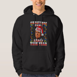 Moletom O Natal Engraçado Veio Em Vésperas Do Eleitor Polí