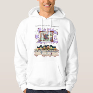 Moletom O Negócio de BS   Camisola de Manga Comprida Branc