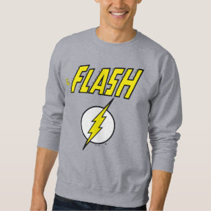 Moletom O Nome do Flash & Logotipo do Raio