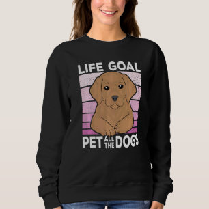 Moletom O Objetivo Da Vida Pet Todos Os Cães