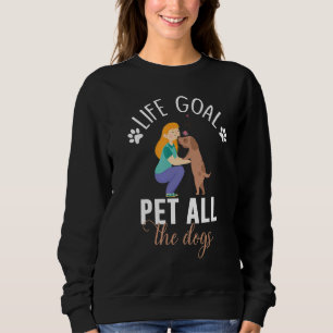 Moletom O Objetivo Da Vida Pet Todos Os Cães Idea