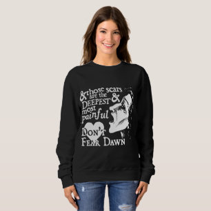 Moletom O oficial não teme a camisola do alvorecer -