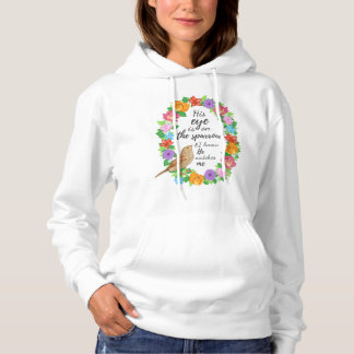 Moletom O Olho dele está no Hoodie da Mulher Esparta