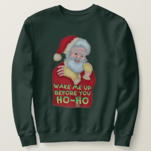 Moletom O papai noel feio engraçado da camisola   do Nata
