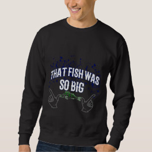 Moletom O Peixe Era Muito Tempo De Pesca
