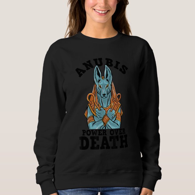 Moletom O Poder De Anubis Sobre A Morte De Deus Da Arqueol (Frente)