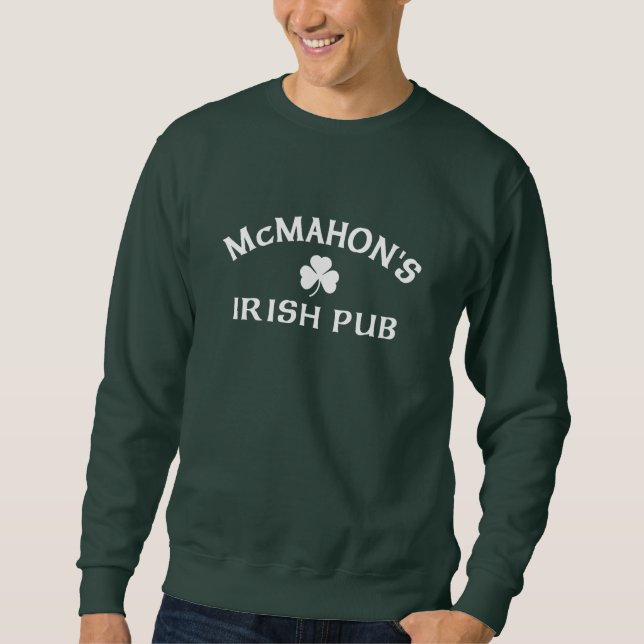 Moletom O pub irlandês de McMahon (Frente)