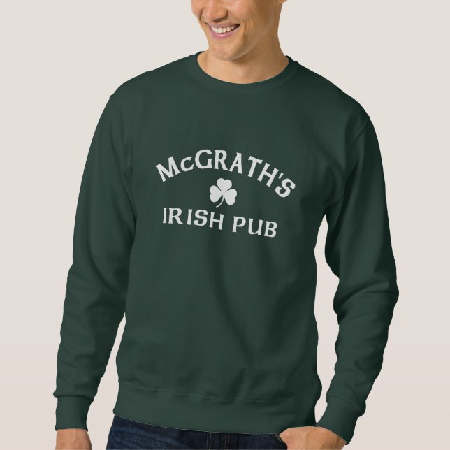 Moletom O Pub Irlandês do McGrath  (Frente)