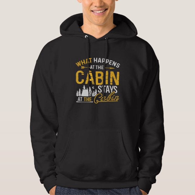 Moletom O Que Acontece Na Cabina Fica No Campi Da Cabina (Frente)