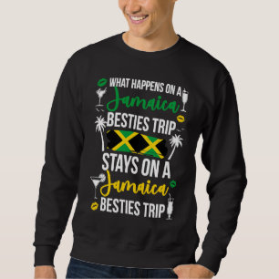 Moletom O Que Acontece Na Jamaica Besties Trip Fica No Jam