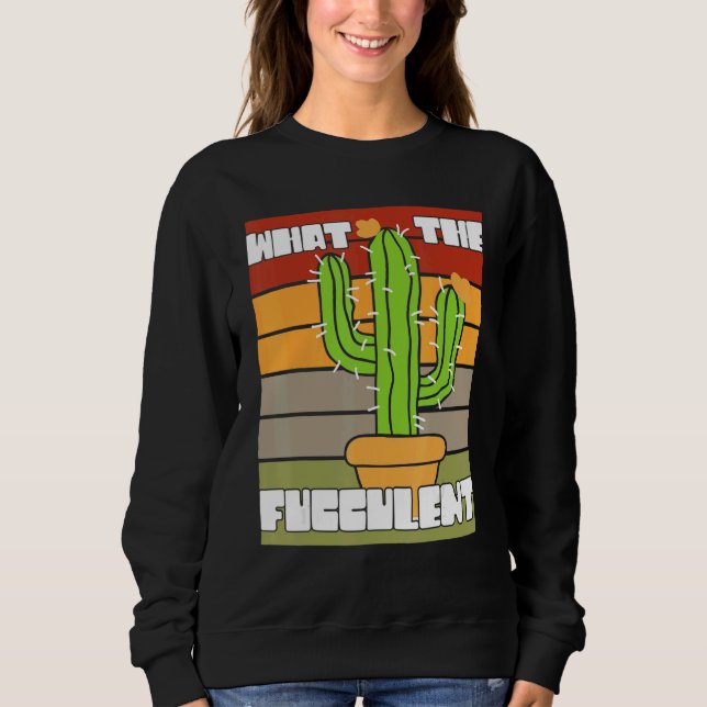 Moletom O Que É Cactus Cactos De Suculência? (Frente)
