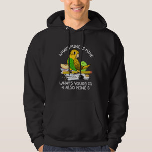 Moletom O que é o seu é meu papagaio, meu orçador amarelo