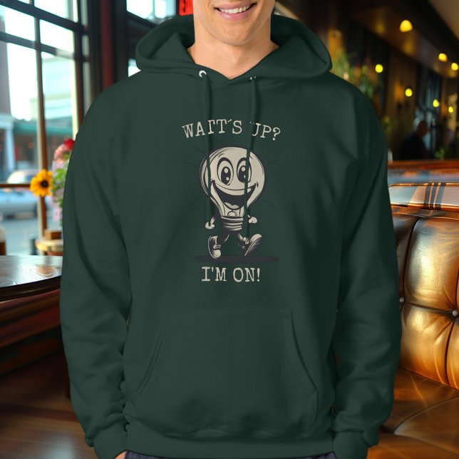 Moletom O quê? Estou ligado! - Hoodie De Lâmpada Energetic (Criador carregado)