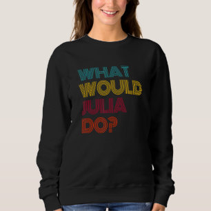 Moletom O Que Julia Faria Eu Amo Julia