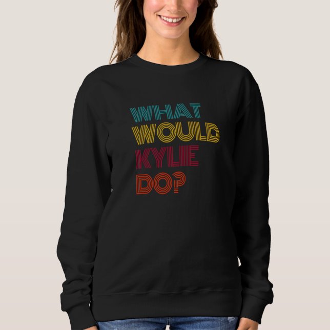 Moletom O Que Kylie Faria Eu Amo Kylie Premium (Frente)