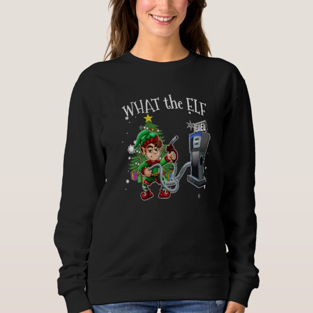 Moletom O Que o Elfo  Natal Gás Caro (Frente)