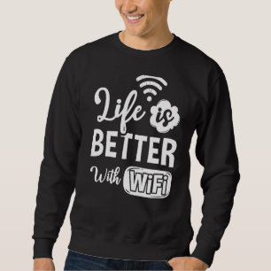 Moletom O Roteador Wifi - Internet - Senha Aspas Computado