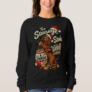 Moletom O Salsicha Roubou os Biscoitos do Papai Noel Dachs
